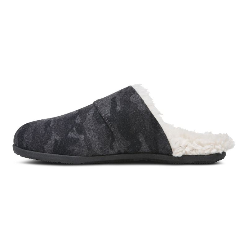 Vionic Alfons Mule Pantuflas Grises Oscuro Camuflados | CCOGTo6u