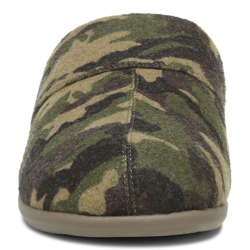 Vionic Alfons Mule Pantuflas Verde Oliva Camuflados | rkUaqlVu