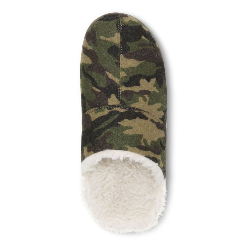 Vionic Alfons Mule Pantuflas Verde Oliva Camuflados | rkUaqlVu