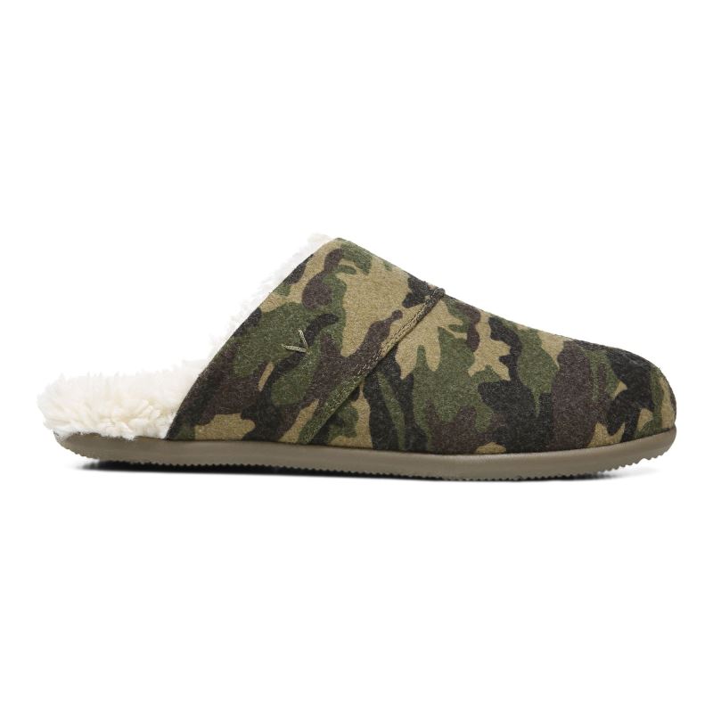 Vionic Alfons Mule Pantuflas Verde Oliva Camuflados | rkUaqlVu