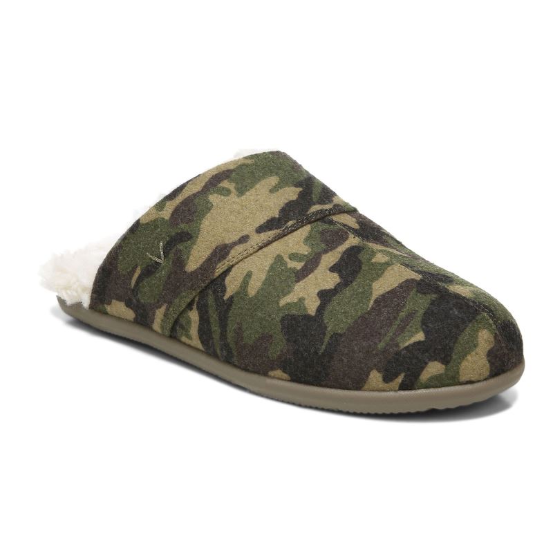 Vionic Alfons Mule Pantuflas Verde Oliva Camuflados | rkUaqlVu