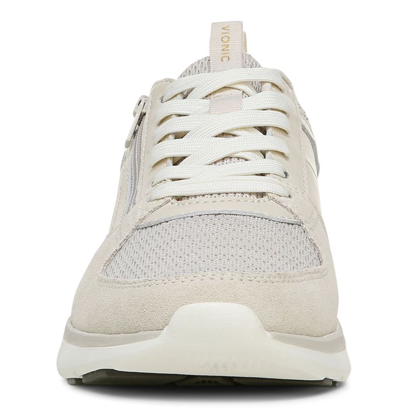 Vionic Athena Sneaker Creme | 9PCcwOqk