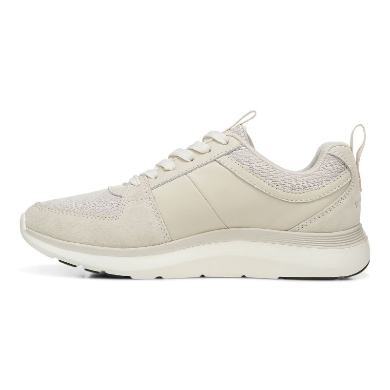 Vionic Athena Sneaker Creme | 9PCcwOqk