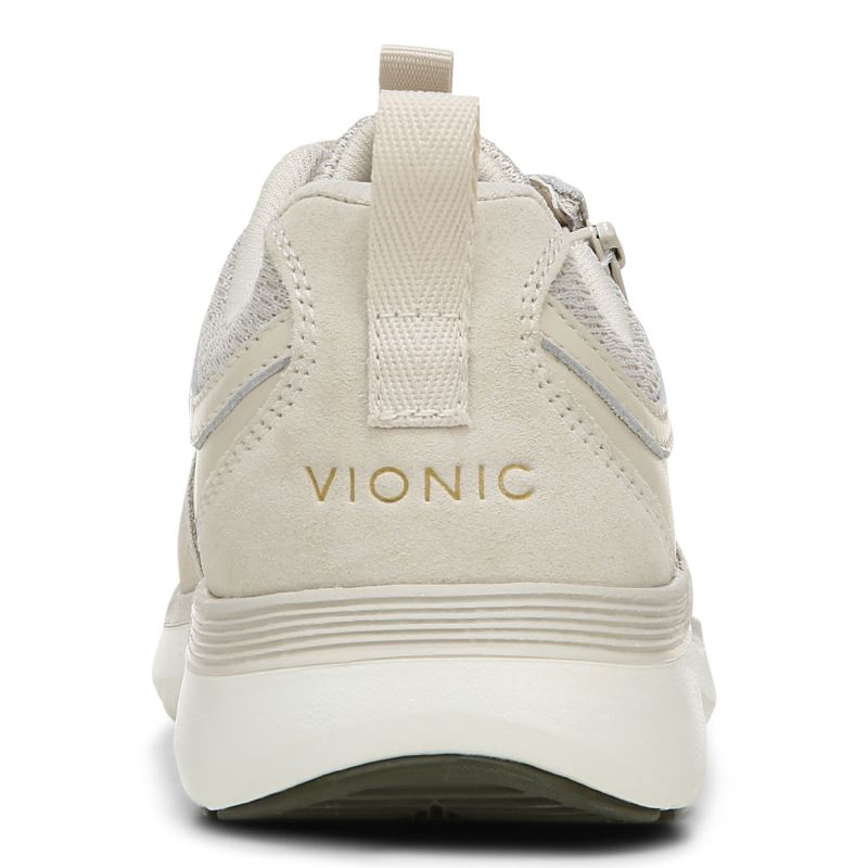 Vionic Athena Sneaker Creme | 9PCcwOqk