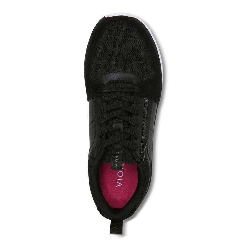 Vionic Athena Sneaker Negros | ihOlBZTR