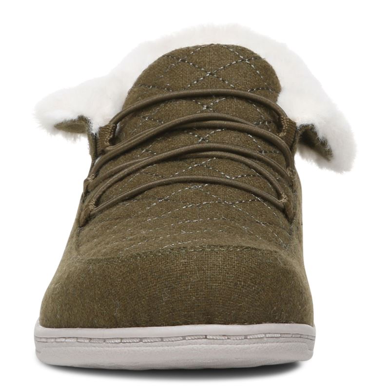 Vionic Believe Pantuflas Verde Oliva | pqsC85ob