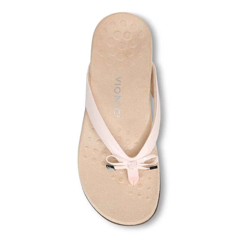 Vionic Bella Puntera Post Sandal Azules | RXPL2Aj4