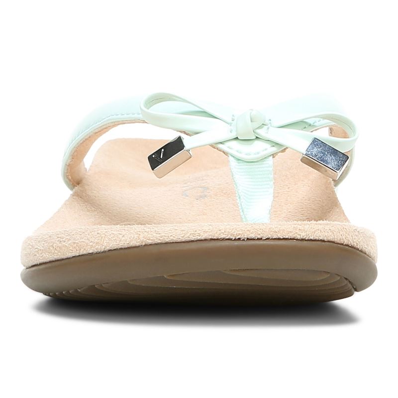 Vionic Bella Puntera Post Sandal Azules | XNzPny4m