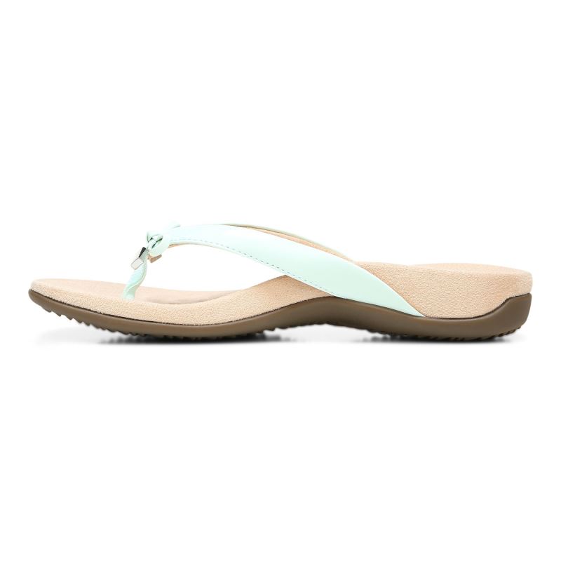 Vionic Bella Puntera Post Sandal Azules | XNzPny4m