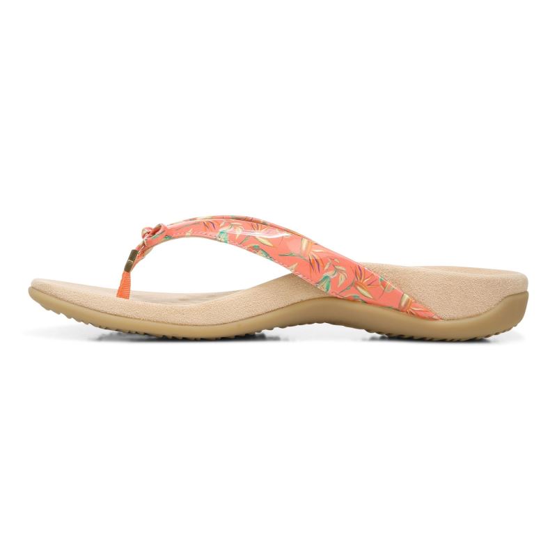 Vionic Bella Puntera Post Sandal Coral | TuvcHbkd