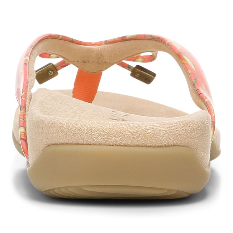 Vionic Bella Puntera Post Sandal Coral | TuvcHbkd