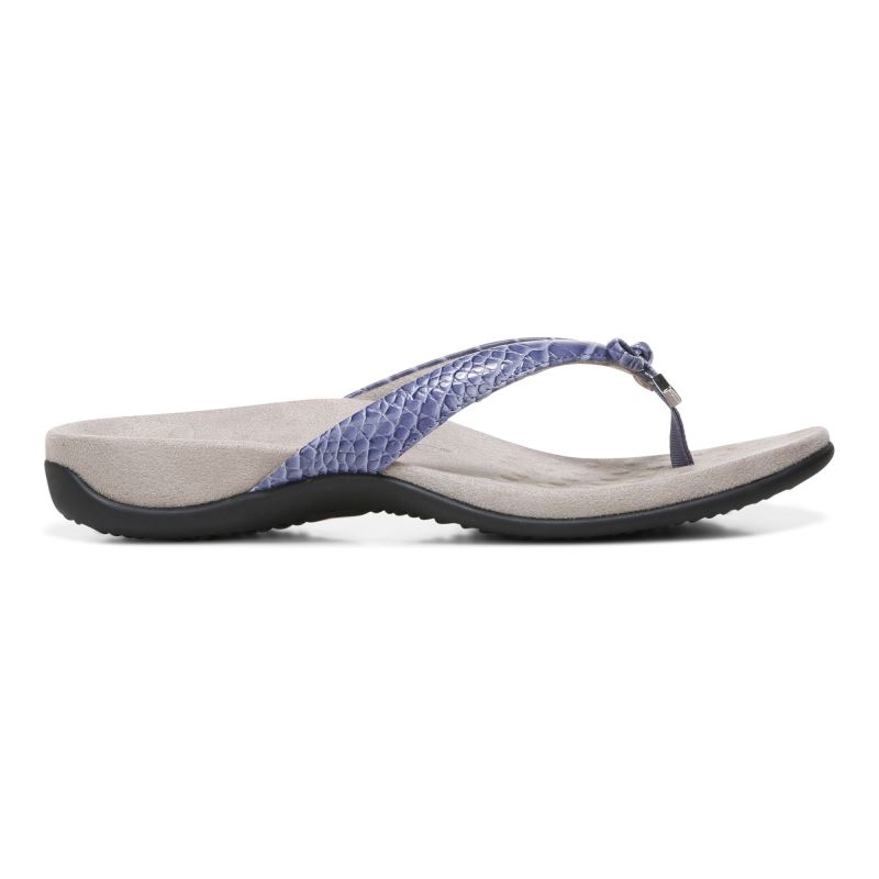 Vionic Bella Puntera Post Sandal Morados | aAByOsQC