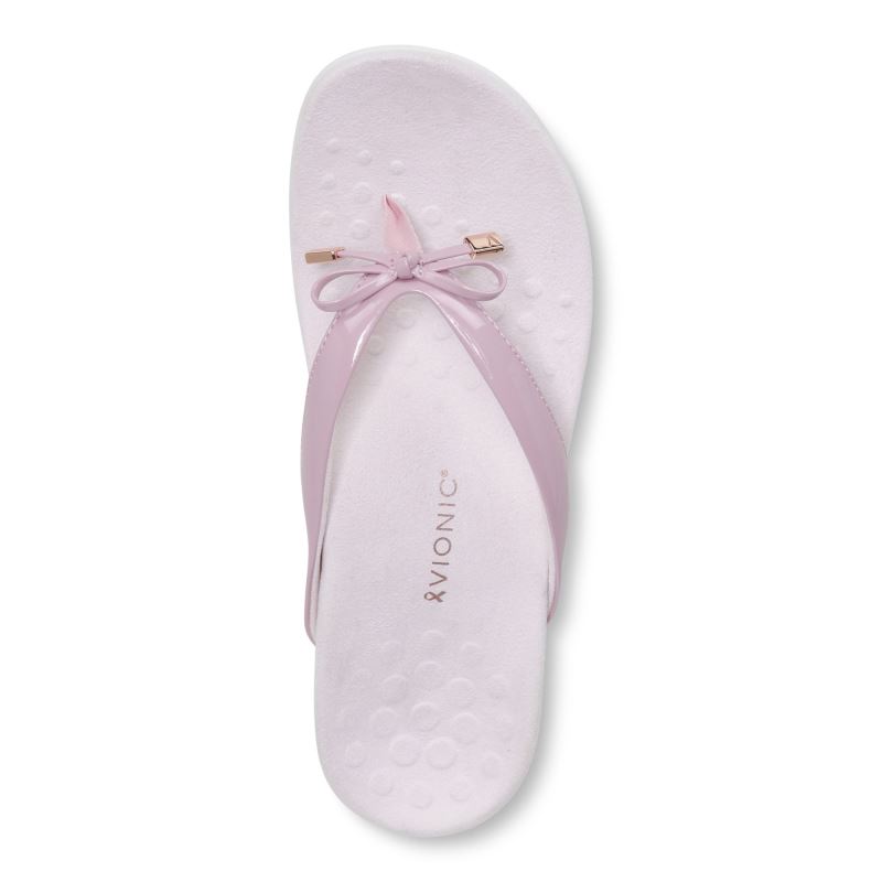 Vionic Bella Puntera Post Sandal Rosas | Dq9DrSmZ