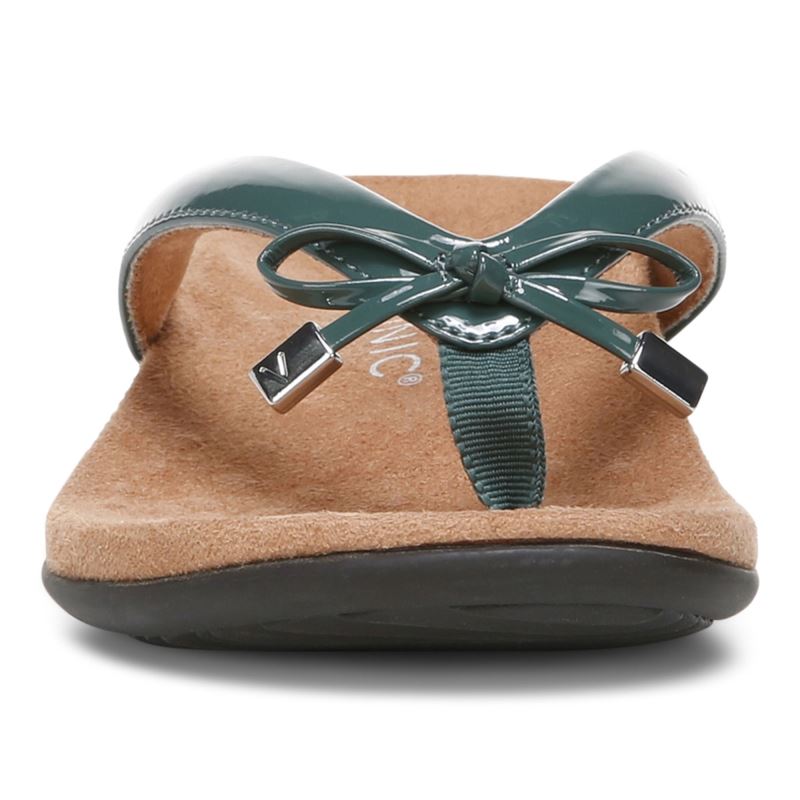 Vionic Bella Puntera Post Sandal Verdes | 0F6aMN4E