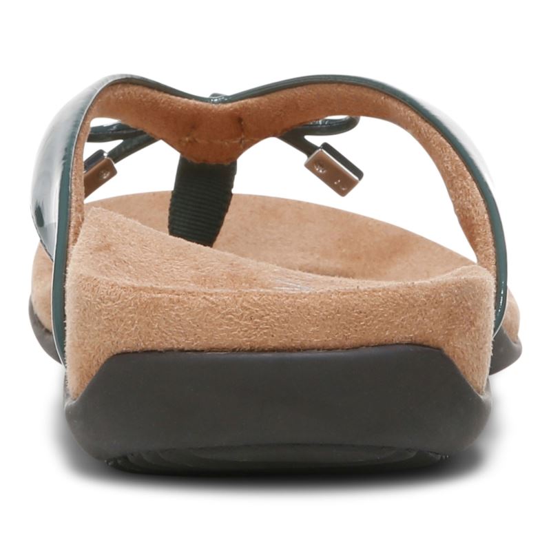 Vionic Bella Puntera Post Sandal Verdes | 0F6aMN4E