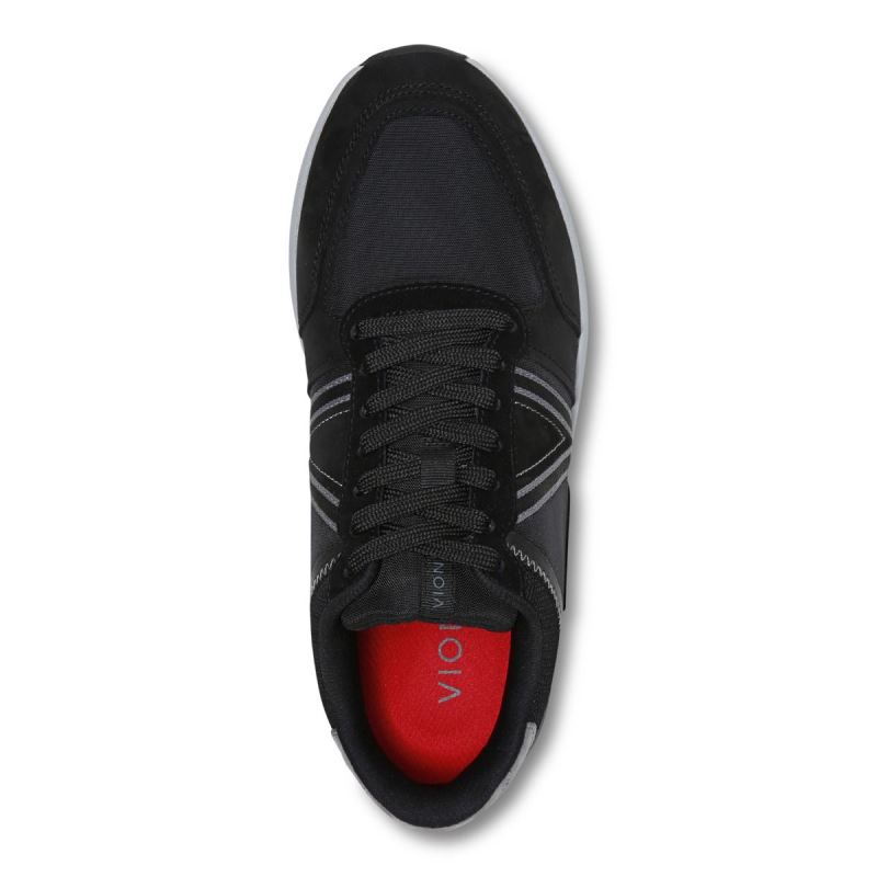 Vionic Bradey Sneaker Negros Grises | fJTBm2sp