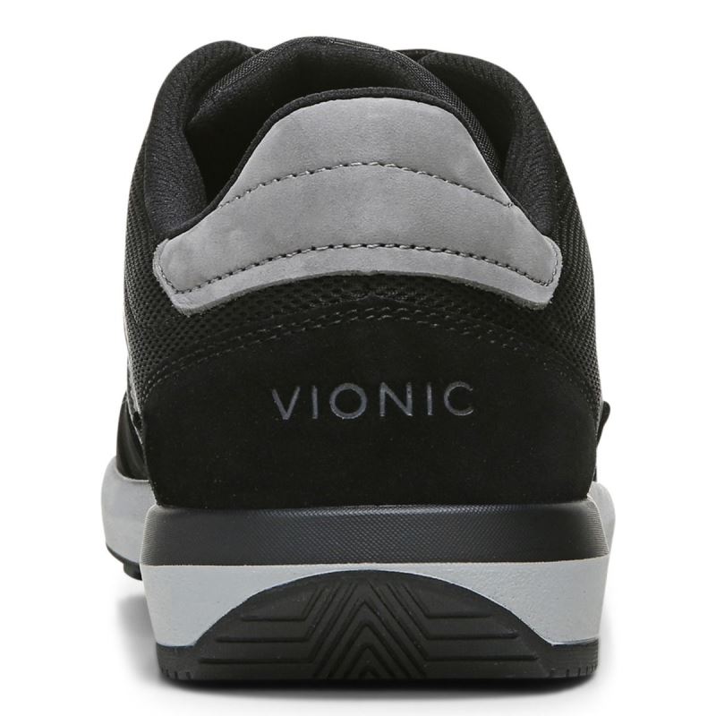 Vionic Bradey Sneaker Negros Grises | fJTBm2sp