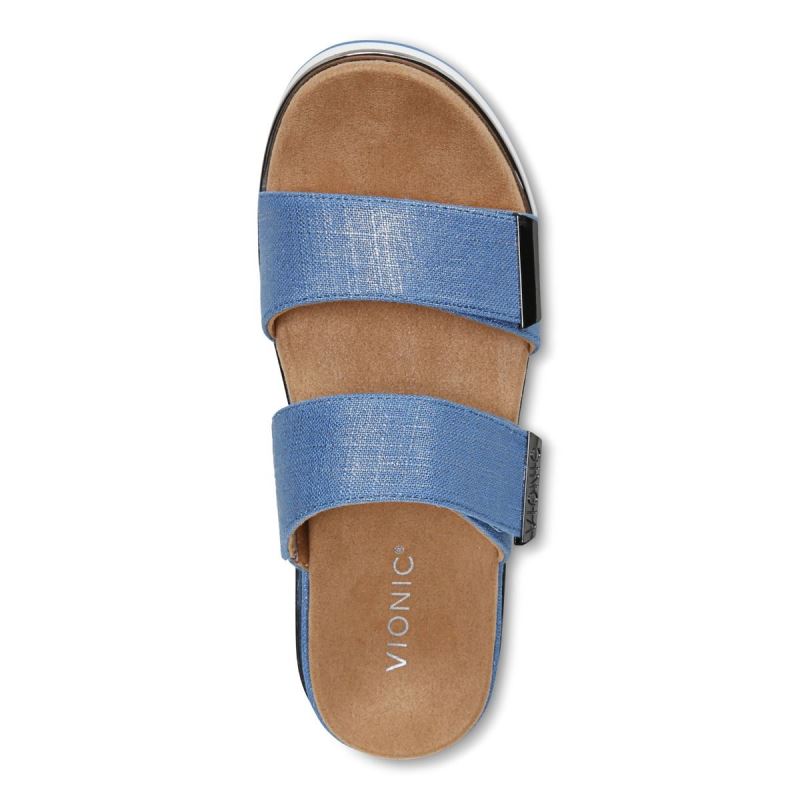 Vionic Brandie Flatform Sandal Azules | FYNyVD0v