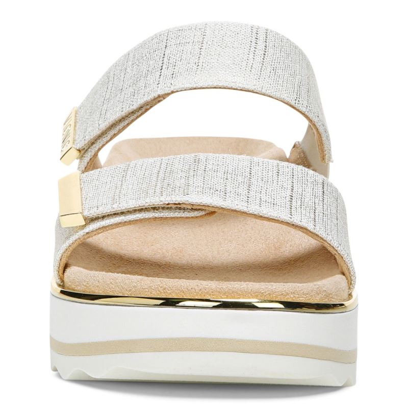 Vionic Brandie Flatform Sandal Blancos | rjNGMocr
