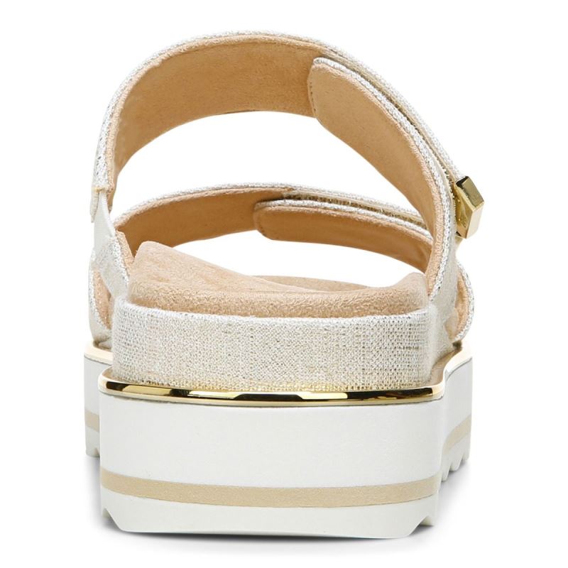 Vionic Brandie Flatform Sandal Blancos | ukdjP6im