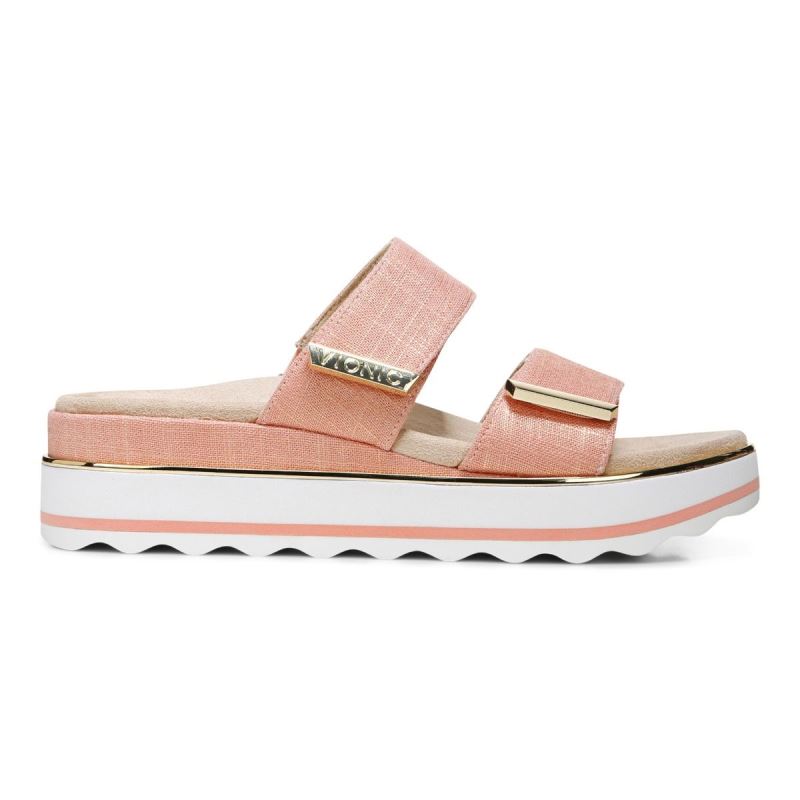 Vionic Brandie Flatform Sandal Coral | nr07uuma