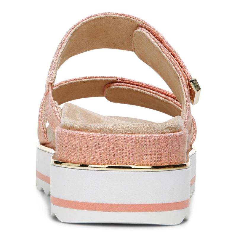 Vionic Brandie Flatform Sandal Coral | nr07uuma