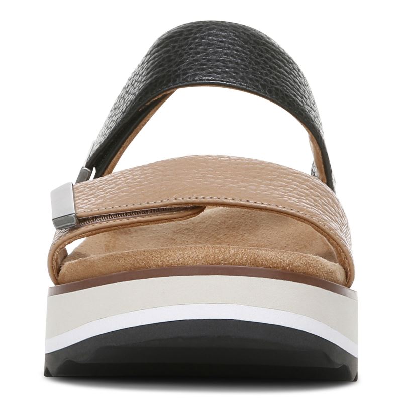 Vionic Brandie Flatform Sandal Negros | agL0SwPK