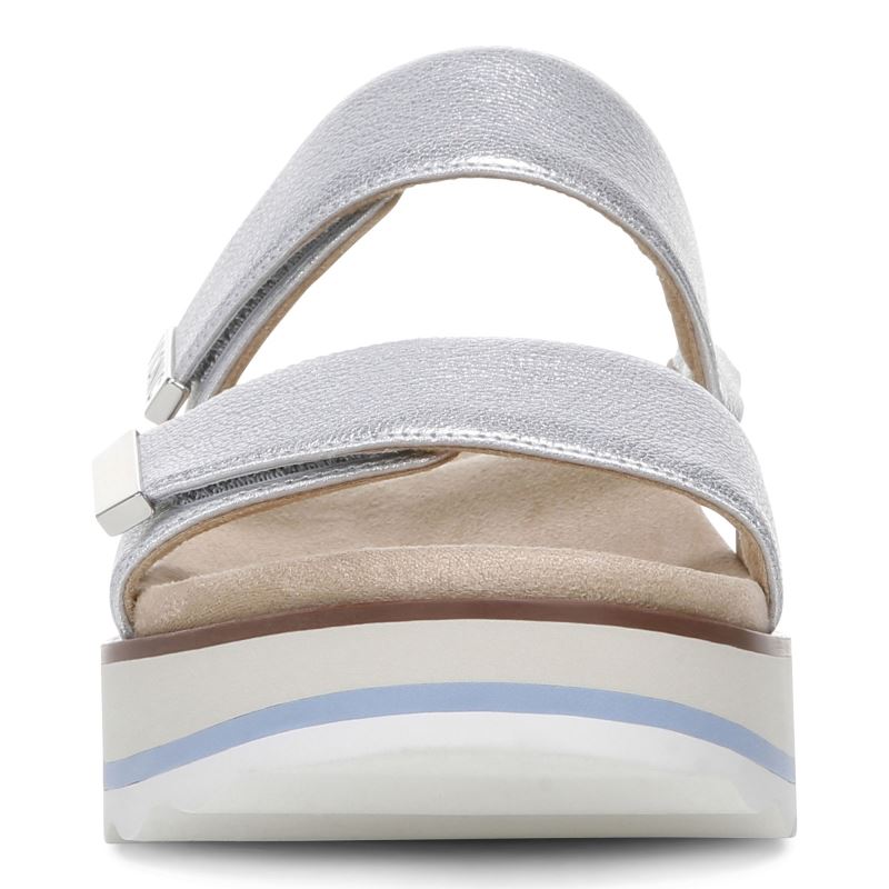 Vionic Brandie Flatform Sandal Plateados | B6kA3Ius