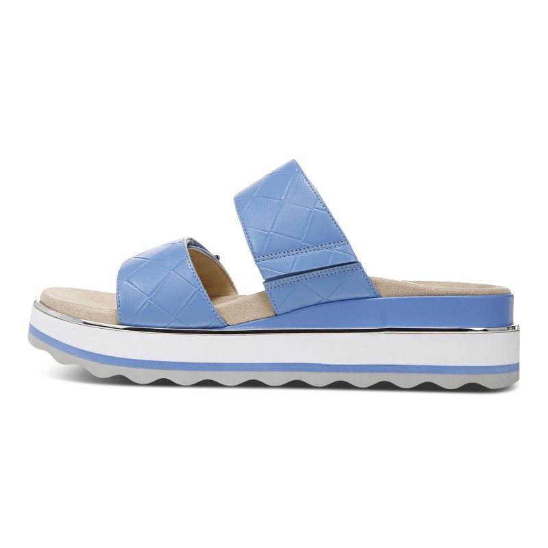 Vionic Brandie Woven Correa Sandal Azur | Hy2lhYSC