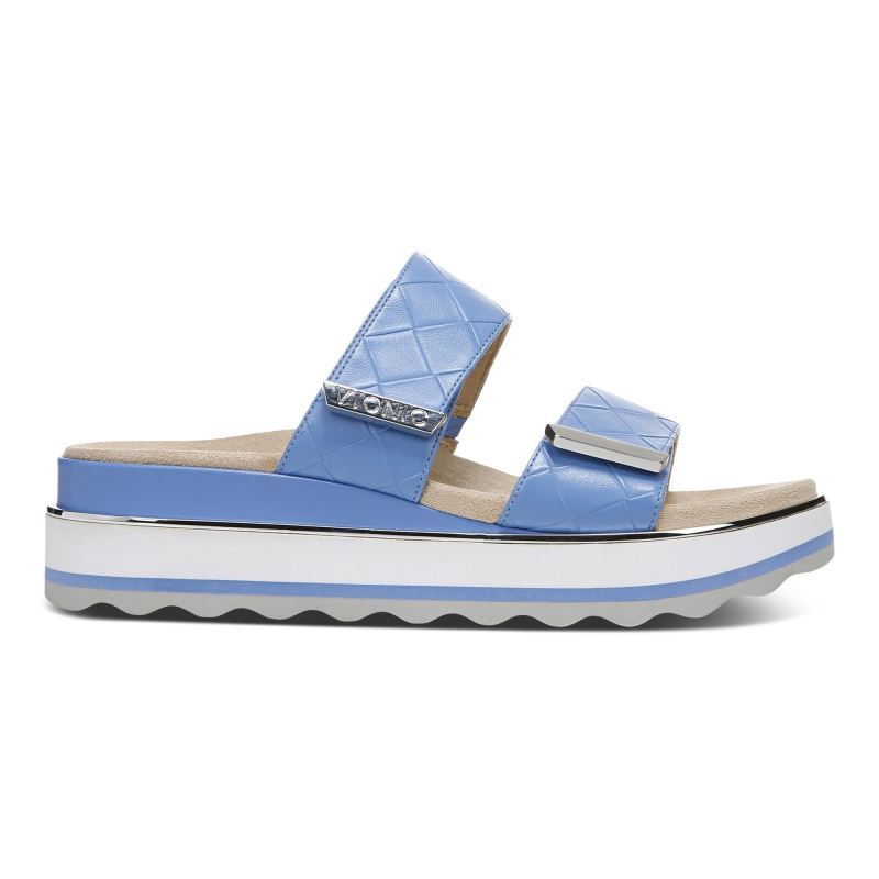 Vionic Brandie Woven Correa Sandal Azur | Hy2lhYSC