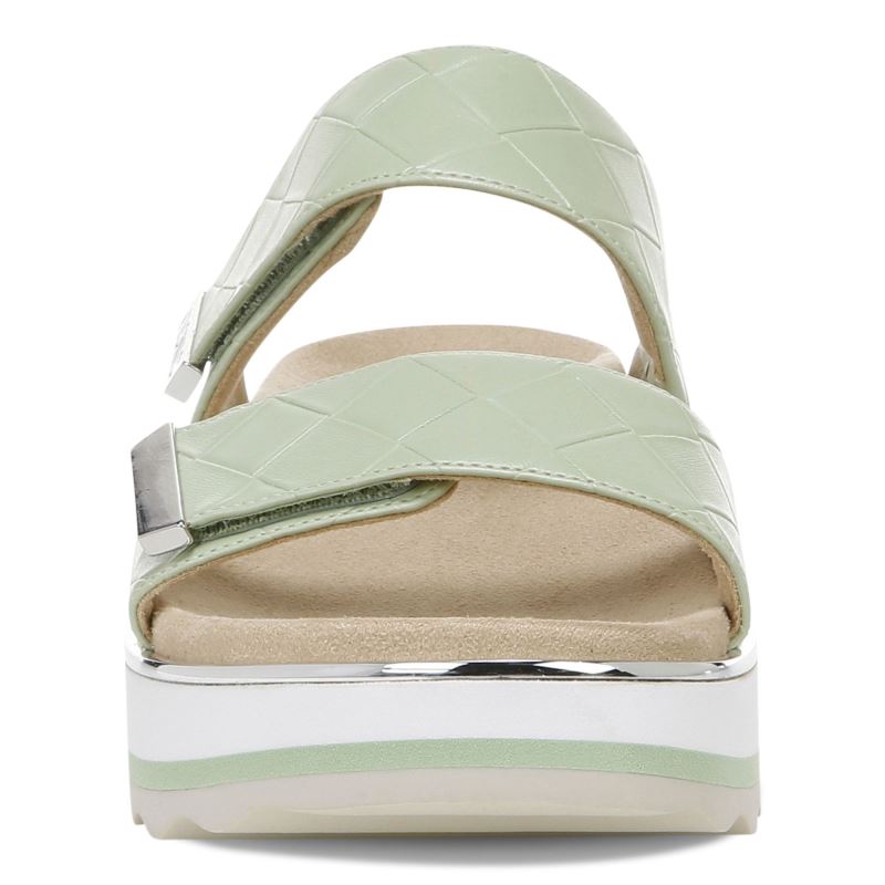 Vionic Brandie Woven Correa Sandal Verdes | 7N8SDUIl