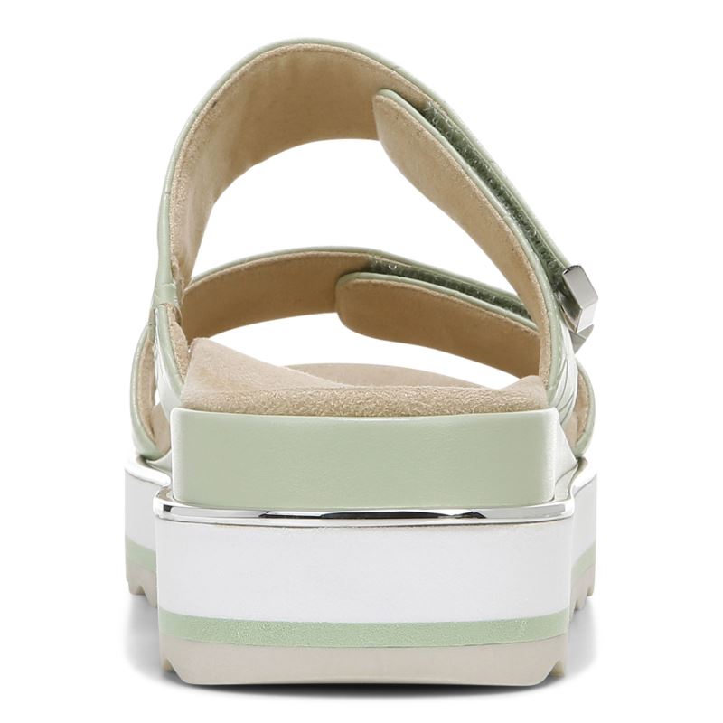 Vionic Brandie Woven Correa Sandal Verdes | 7N8SDUIl