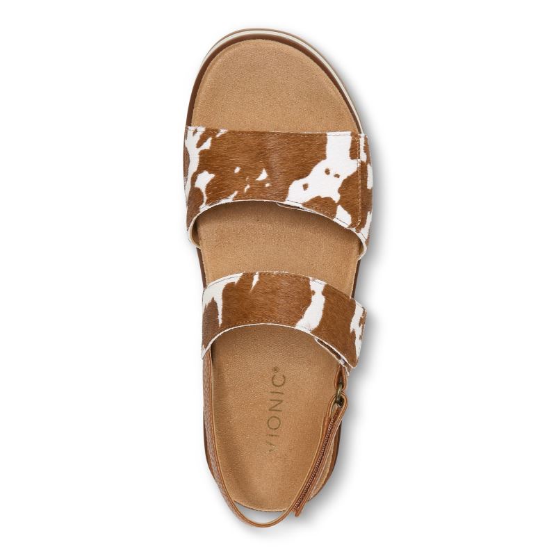 Vionic Brielle Flatform Sandal Marrom | XJSxcaeq