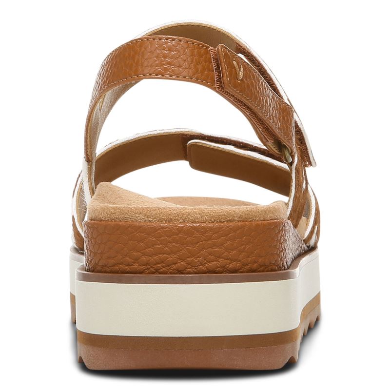 Vionic Brielle Flatform Sandal Marrom | u8YHDBZ8