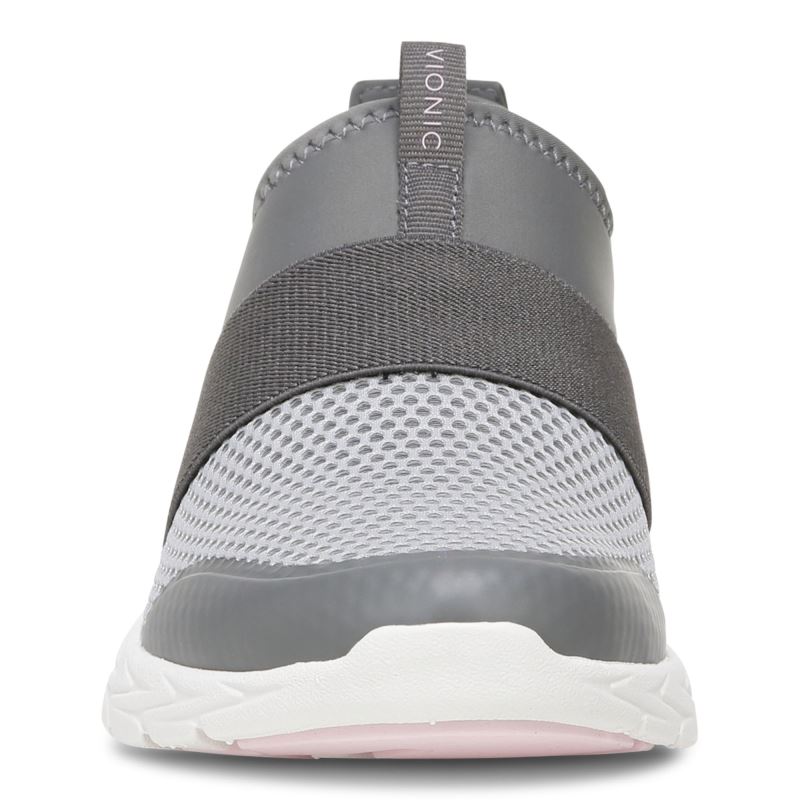 Vionic Camrie Slip on Sneaker Grises Oscuro | pbUjh3A7