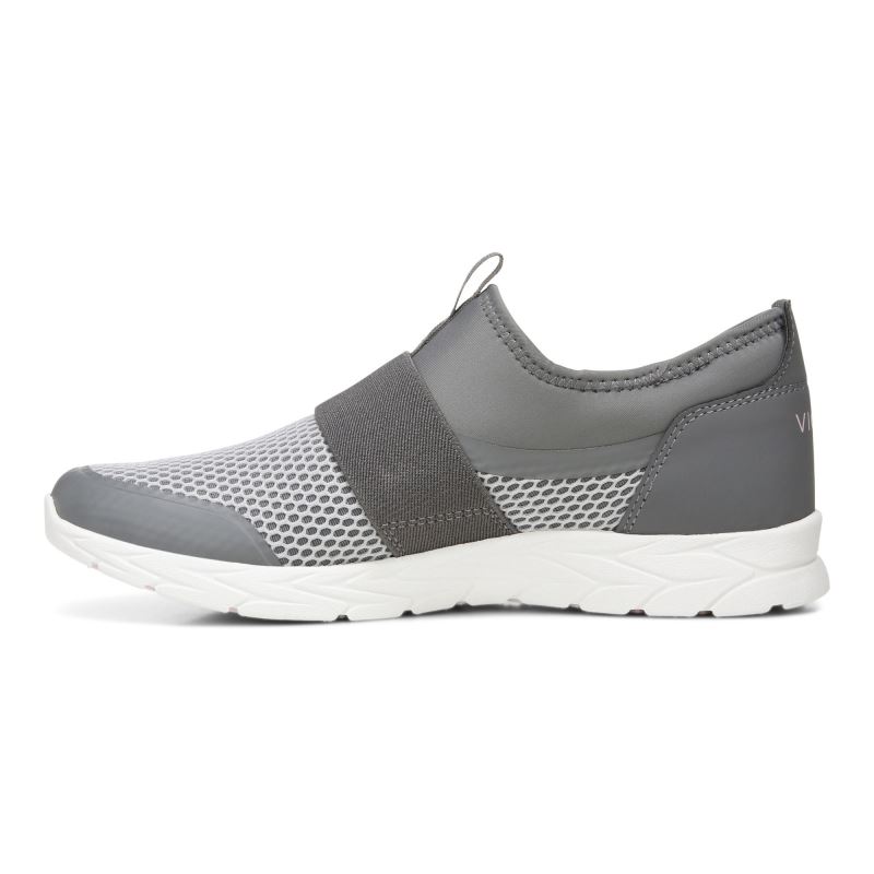 Vionic Camrie Slip on Sneaker Grises Oscuro | pbUjh3A7