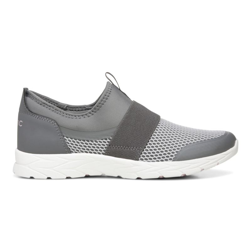 Vionic Camrie Slip on Sneaker Grises Oscuro | pbUjh3A7