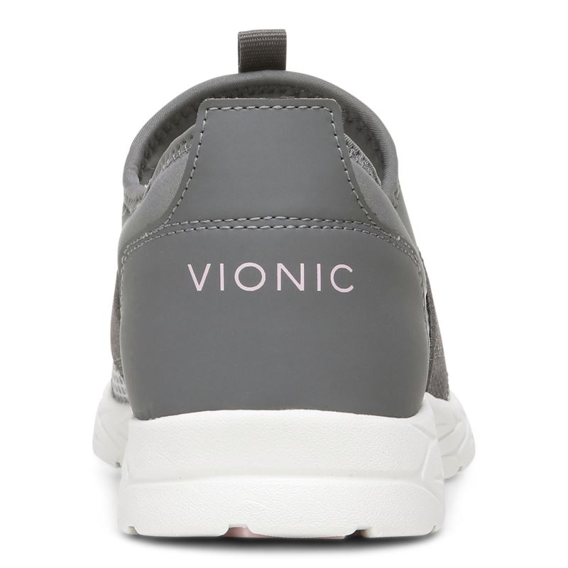 Vionic Camrie Slip on Sneaker Grises Oscuro | pbUjh3A7