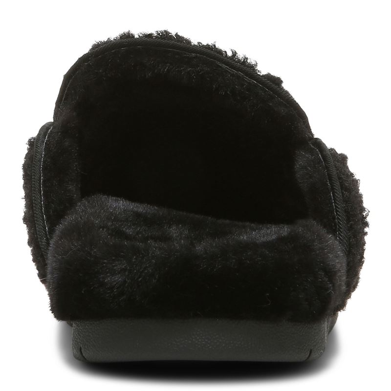 Vionic Caressa Pantuflas Negros | WVAHaJ3Q