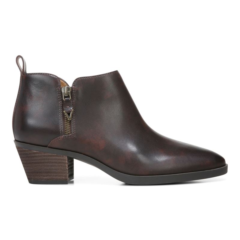 Vionic Cecily Ankle Boot Chocolate | k46HIYtW