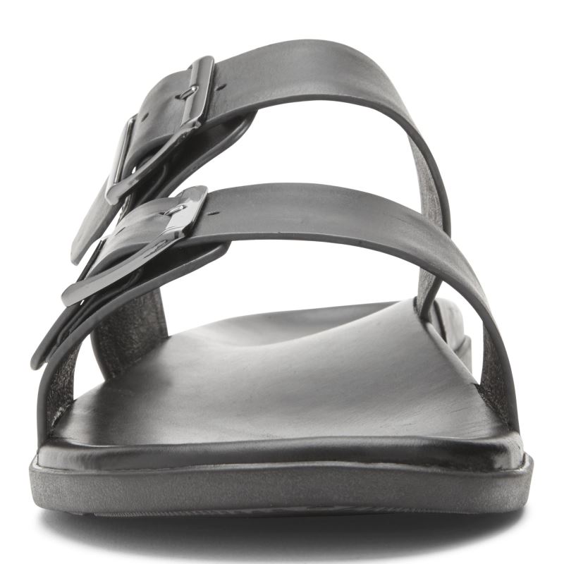 Vionic Charlie Chanclas Sandal Negros | tw0Vc2CY