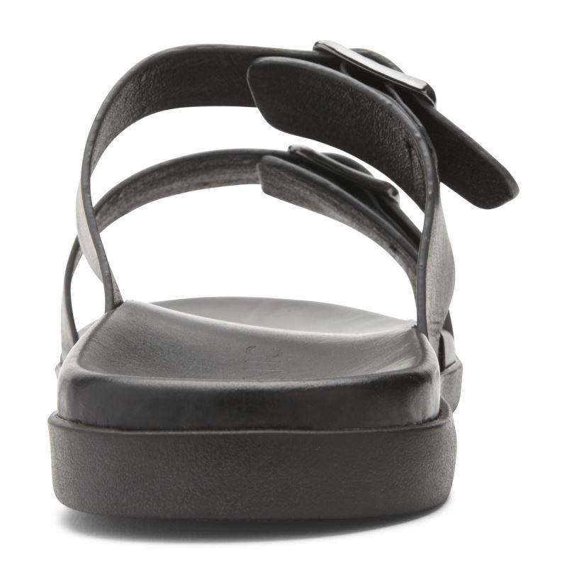 Vionic Charlie Chanclas Sandal Negros | tw0Vc2CY