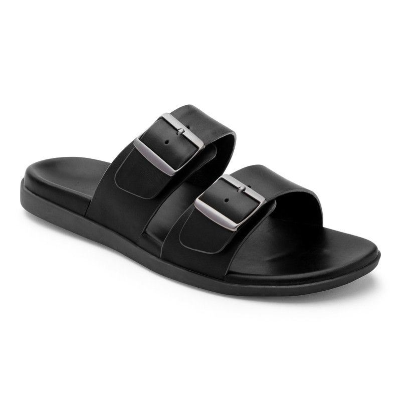 Vionic Charlie Chanclas Sandal Negros | tw0Vc2CY