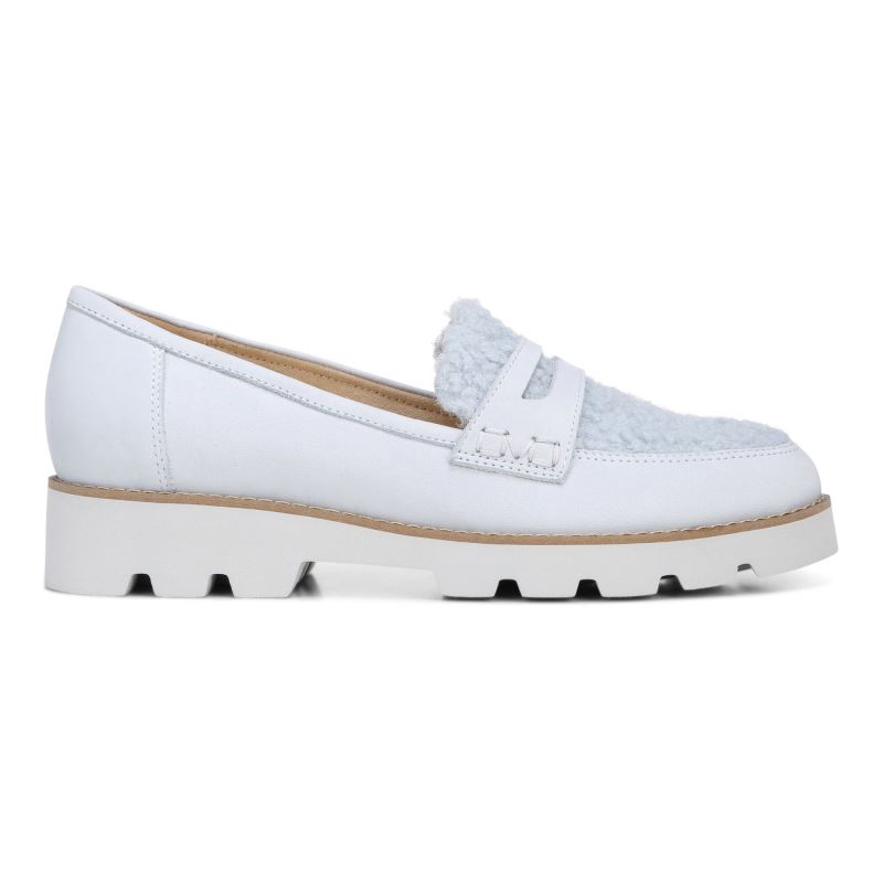 Vionic Cheryl Loafer Blancos | ZvPmKLrH