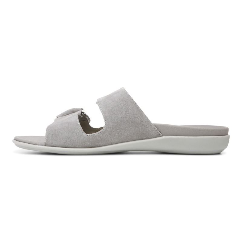 Vionic Corlee Chanclas Sandal Grises Claro | YKLnkGHw