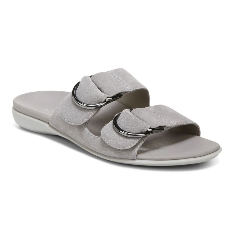 Vionic Corlee Chanclas Sandal Grises Claro | YKLnkGHw