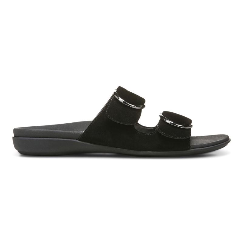 Vionic Corlee Chanclas Sandal Negros | h6kmxnuS