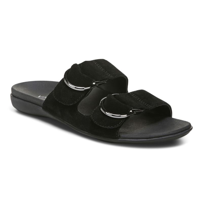 Vionic Corlee Chanclas Sandal Negros | h6kmxnuS