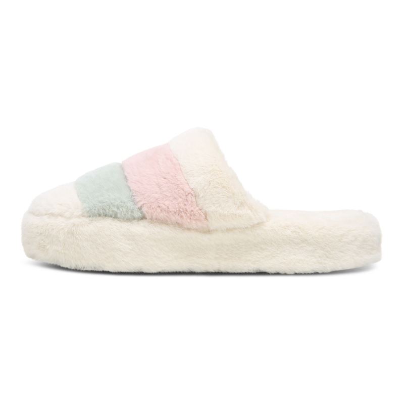Vionic Cosmina Pantuflas Creme Multicolor | FO082fKk