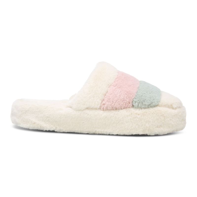 Vionic Cosmina Pantuflas Creme Multicolor | FO082fKk